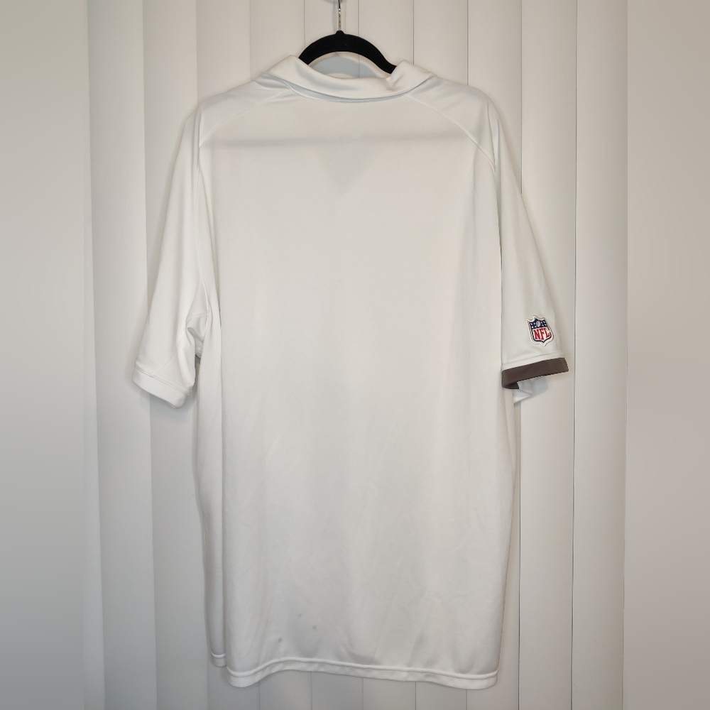 Nike White Bucs Polo Shirt Men's Size XXL - Picture 3 of 4